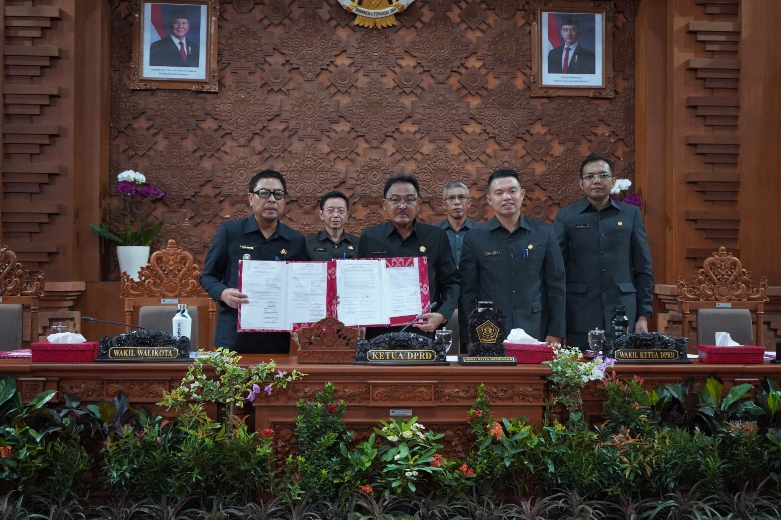 Dewan Perwakilan Rakyat Daerah (DPRD) Kota Denpasar menggelar Rapat Paripurna Ke-25 Masa Persidangan II Tahun 2025